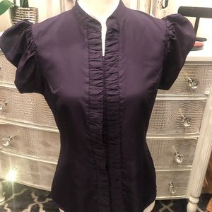 Business Purple Blouse
